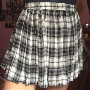 Plaid Skater Skirt